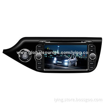 In-dash Car DVD player GPS Navigation System for Kia 2012 Ceed, Supports 3G, DVR Function